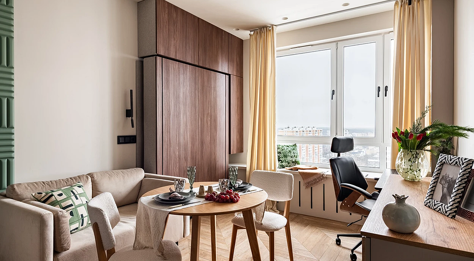 Как сделать студию вдвое просторнее: 6 примеров из проектов профи