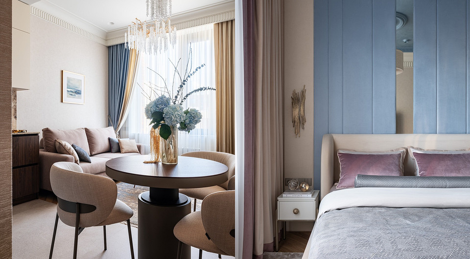 Воплощение мечт: уютная и элегантная квартира 42 кв. м для состоявшейся женщины