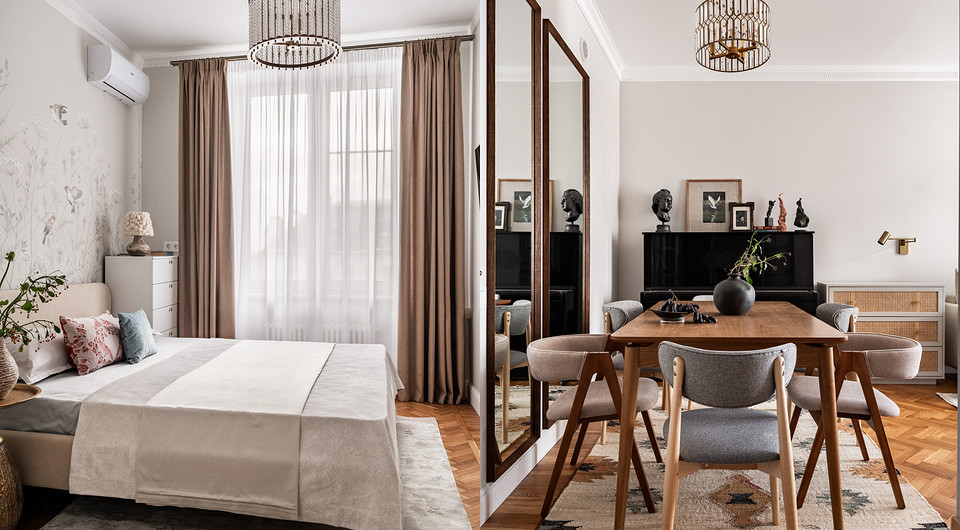 Потрясающее до и после! Квартира 58 кв. м на Патриарших прудах, которую теперь не узнать