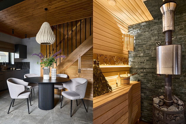 Для восстановления и уединения: банный дом 42 кв. м в Ленинградской области