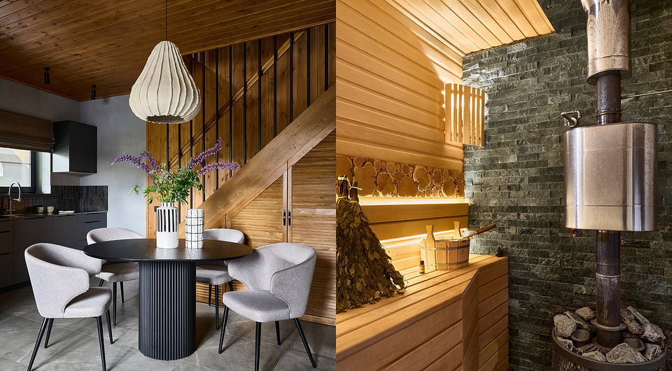 Для восстановления и уединения: банный дом 42 кв. м в Ленинградской области