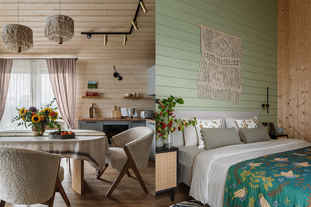 «Барн-теремок» 108 кв. м: как дизайнер оформила уютный дом для себя и своей семьи