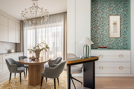 Природу в дом: светлый и элегантный интерьер квартиры 76 кв. м для пары средних лет (фото до и после)