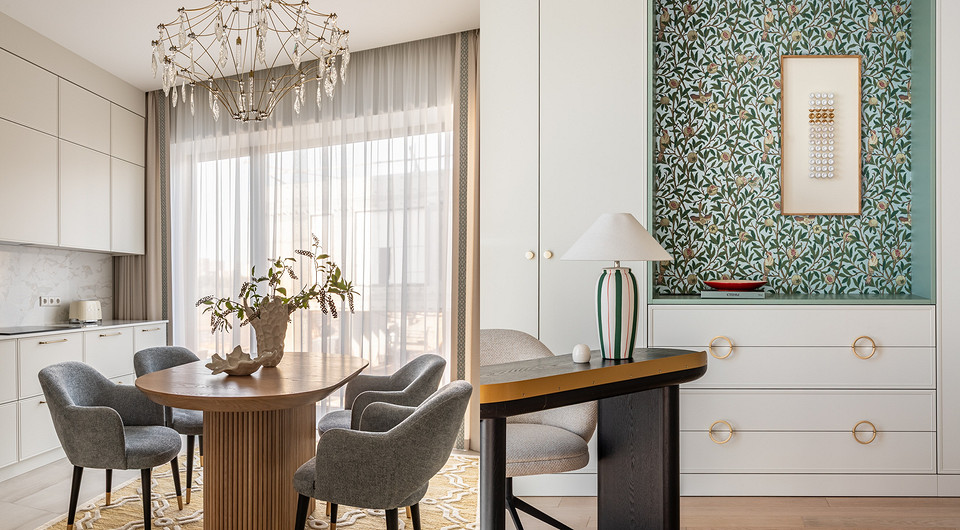 Природу в дом: светлый и элегантный интерьер квартиры 76 кв. м для пары средних лет (фото до и после)