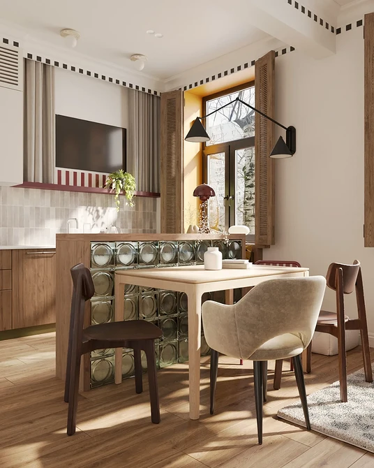 Стеклоблоки в интерьере: плюсы и минусы, варианты применения (93 фото)