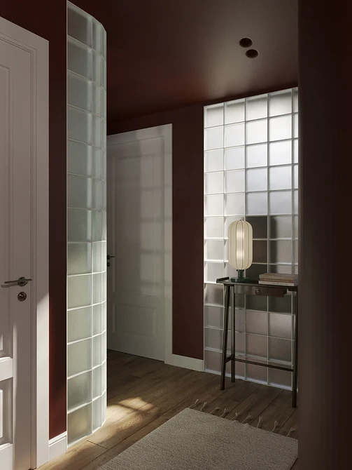 Стеклоблоки в интерьере: плюсы и минусы, варианты применения (93 фото)