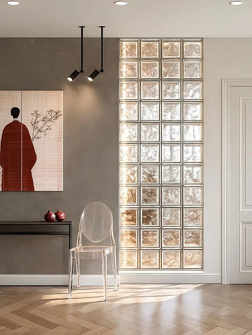 Стеклоблоки в интерьере: плюсы и минусы, варианты применения (93 фото)