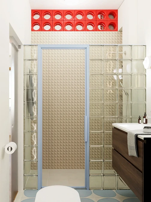 Стеклоблоки в интерьере: плюсы и минусы, варианты применения (93 фото)