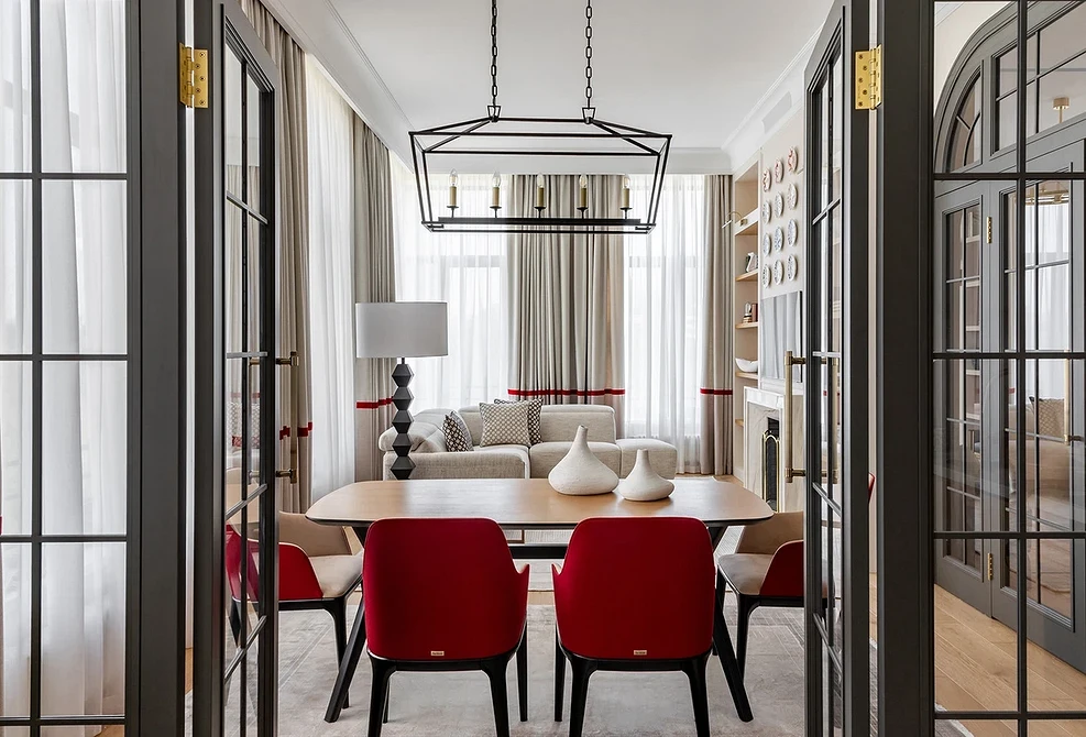 Дизайн проходной гостиной: принципы оформления, планировки и 56 фото от дизайнеров