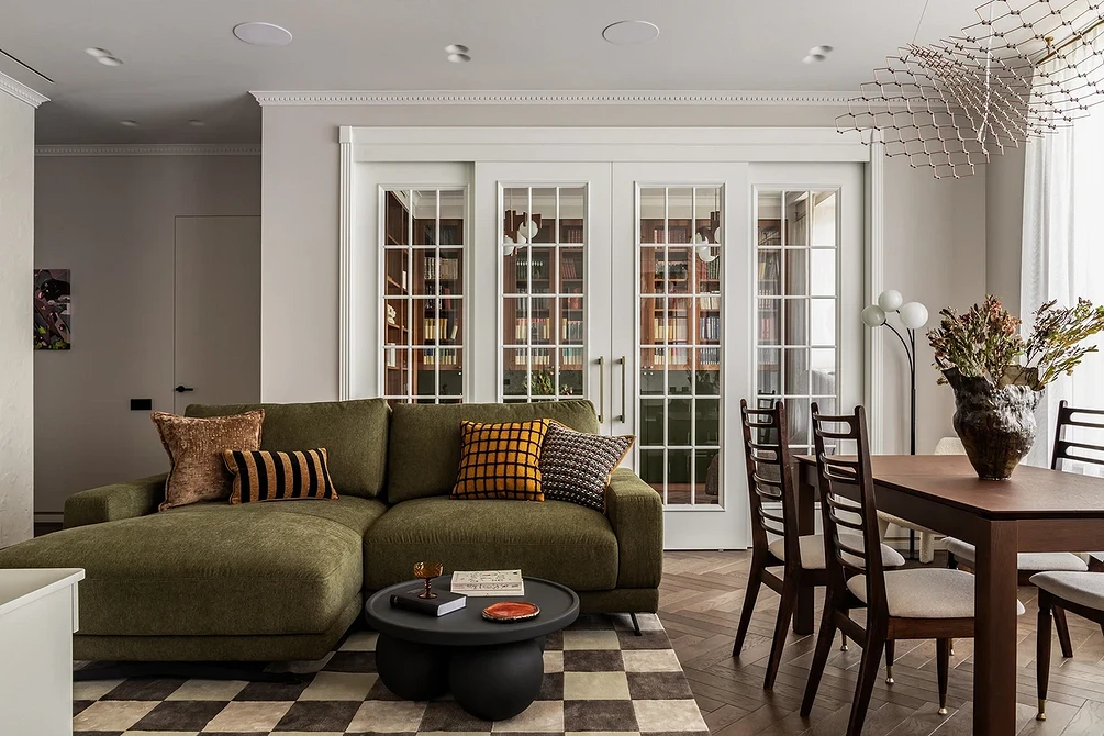 Дизайн проходной гостиной: принципы оформления, планировки и 56 фото от дизайнеров