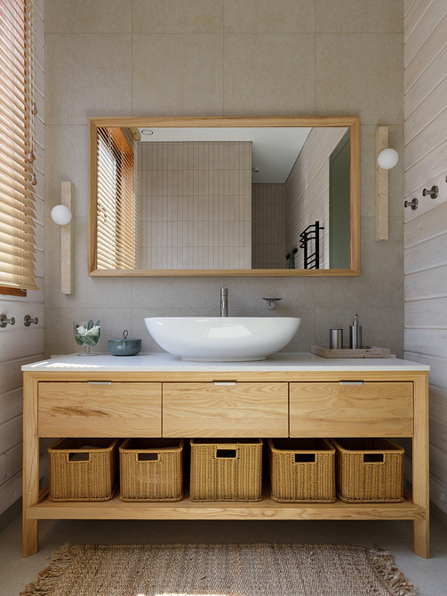 Дом с потрясающими видами на горы: интерьер 116 кв. м для двух поколений семьи