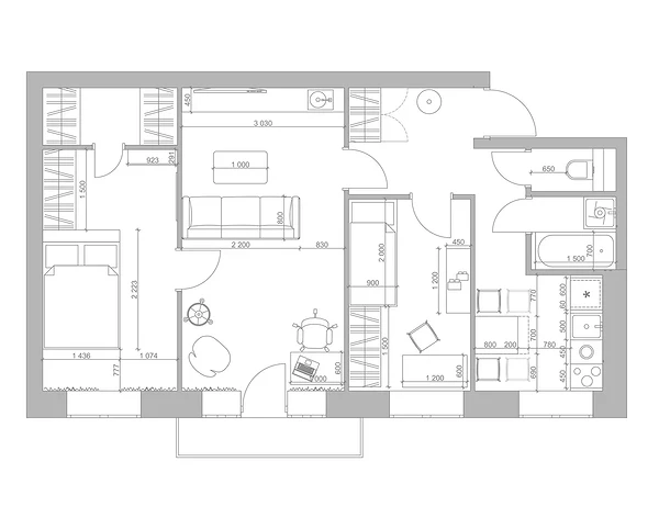 Дизайн проходной гостиной: принципы оформления, планировки и 56 фото от дизайнеров