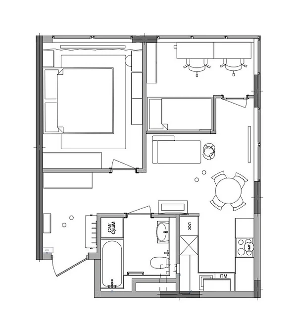 Дизайн проходной гостиной: принципы оформления, планировки и 56 фото от дизайнеров