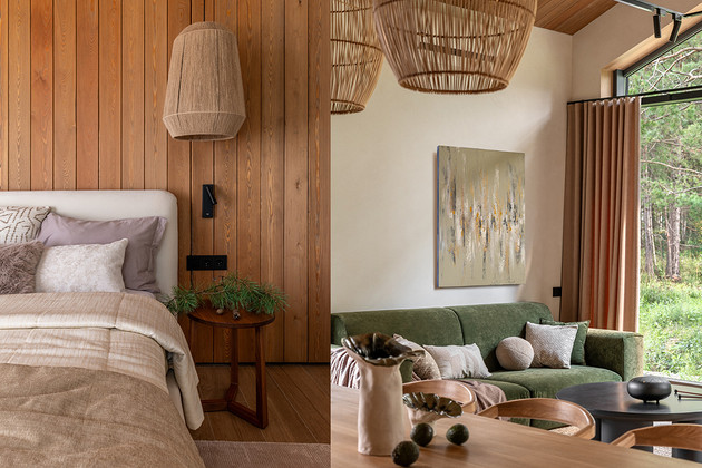 Дача для расслабления: дом 118 кв. м под Екатеринбургом для семьи с двумя детьми