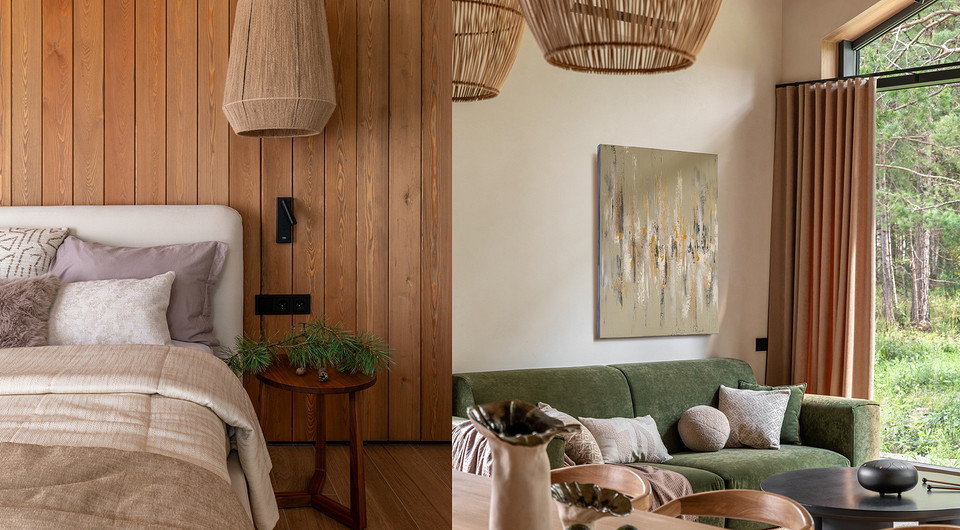 Дача для расслабления: дом 118 кв. м под Екатеринбургом для семьи с двумя детьми