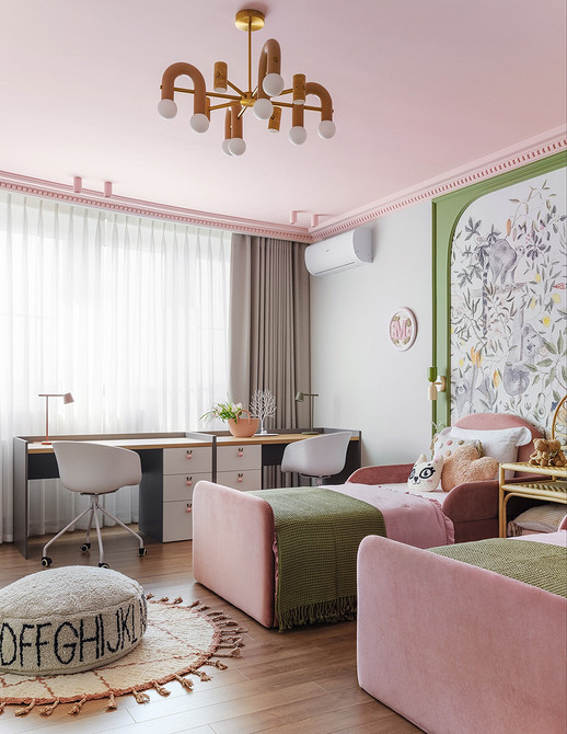 Дизайн интерьера детской для девочки-подростка: идеи оформления и 67 фото
