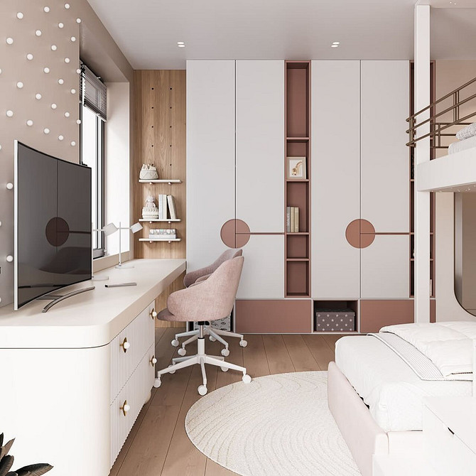 Дизайн интерьера детской для девочки-подростка: идеи оформления и 67 фото