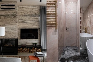 Камень в дизайне интерьера: 7 натуральных пород и лучшие искусственные аналоги (80 фото)