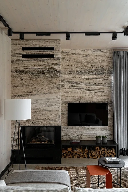 Камень в дизайне интерьера: 7 натуральных пород и лучшие искусственные аналоги (80 фото)