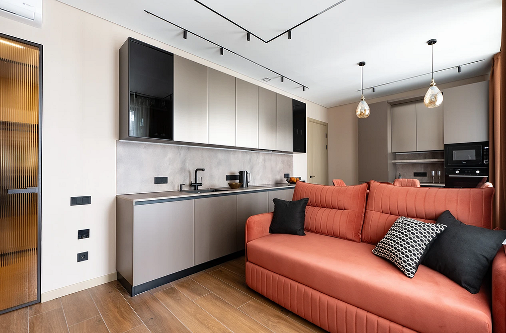 Дизайн интерьера кухни в сером цвете: секреты оформления и 92 стильных фото