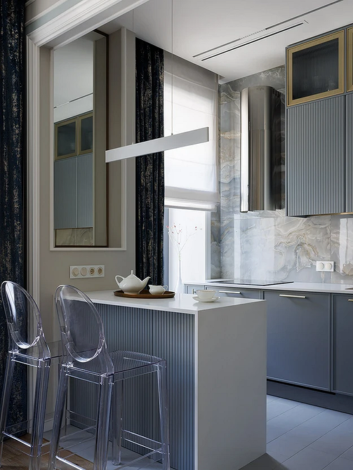 Дизайн интерьера кухни в сером цвете: секреты оформления и 92 стильных фото