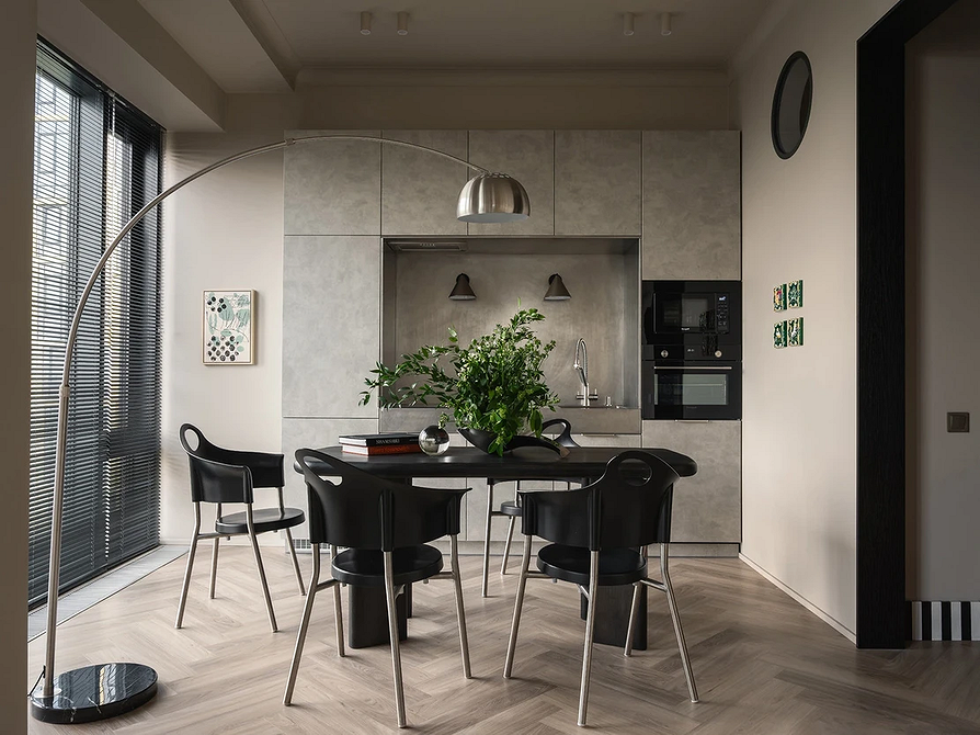 Дизайн интерьера кухни в сером цвете: секреты оформления и 92 стильных фото