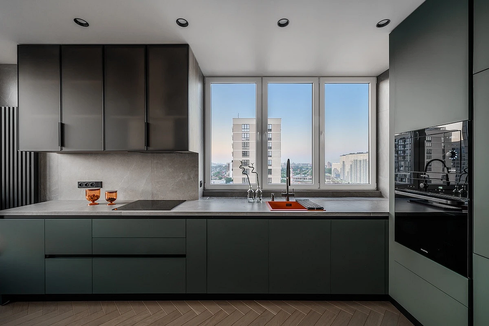 Дизайн интерьера кухни в сером цвете: секреты оформления и 92 стильных фото
