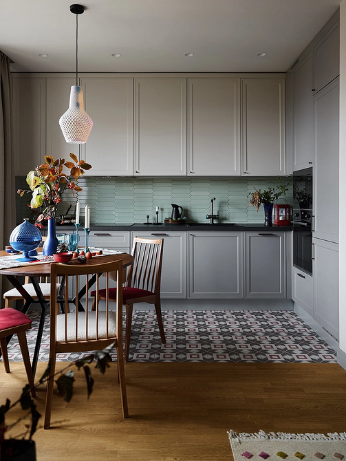 Дизайн интерьера кухни в сером цвете: секреты оформления и 92 стильных фото