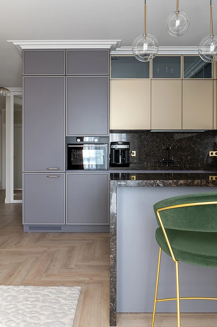 Дизайн интерьера кухни в сером цвете: секреты оформления и 92 стильных фото