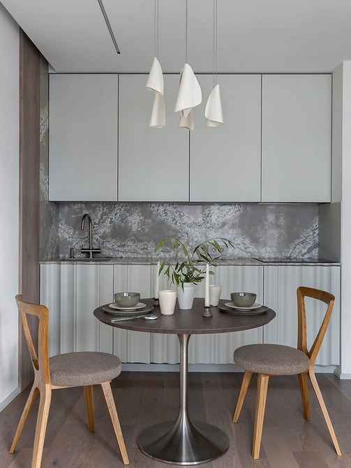 Дизайн интерьера кухни в сером цвете: секреты оформления и 92 стильных фото