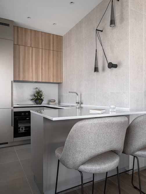 Дизайн интерьера кухни в сером цвете: секреты оформления и 92 стильных фото