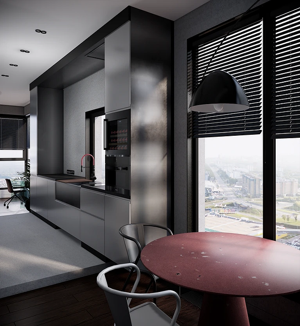 Дизайн интерьера кухни в сером цвете: секреты оформления и 92 стильных фото