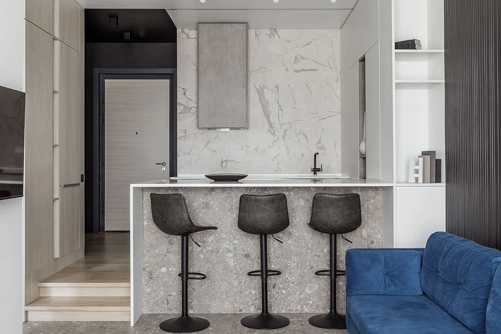 Дизайн интерьера кухни в сером цвете: секреты оформления и 92 стильных фото