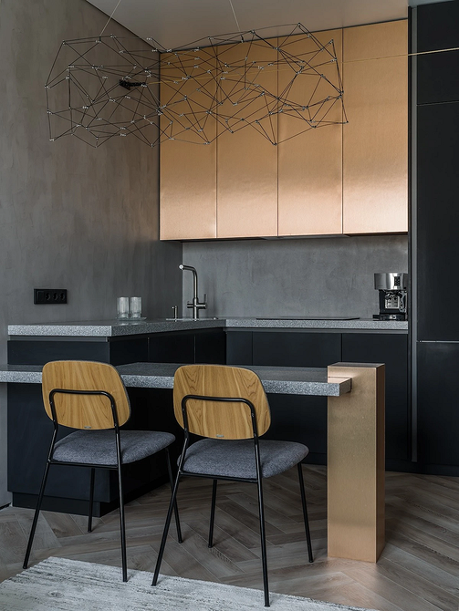 Дизайн интерьера кухни в сером цвете: секреты оформления и 92 стильных фото