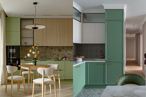 Дизайн интерьера кухни в зеленом цвете: красивые идеи и лучшие сочетания (77 фото)
