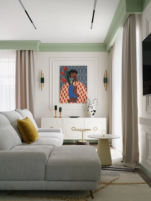 Потолок-2026: советы по выбору отделки и 8 ярких трендов (59 фото)