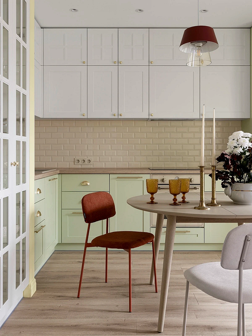 Дизайн интерьера кухни в зеленом цвете: красивые идеи и лучшие сочетания (77 фото)