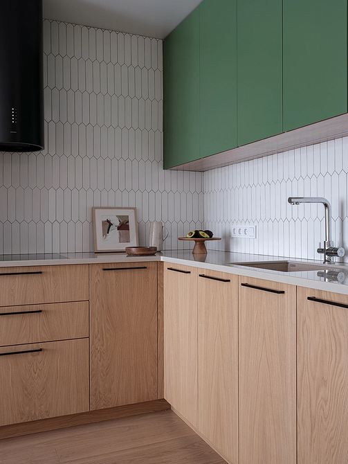 Дизайн интерьера кухни в зеленом цвете: красивые идеи и лучшие сочетания (77 фото)