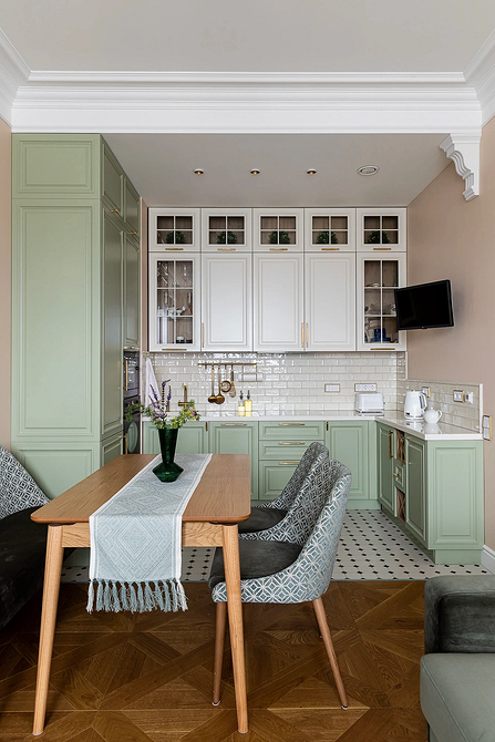 Дизайн интерьера кухни в зеленом цвете: красивые идеи и лучшие сочетания (77 фото)