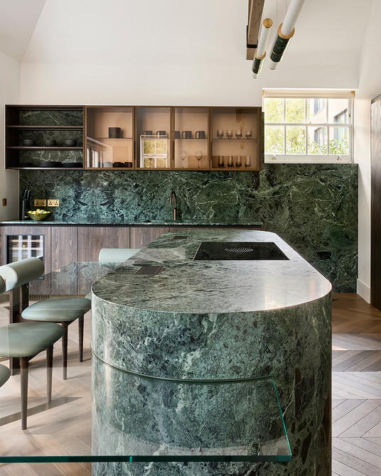 Дизайн интерьера кухни в зеленом цвете: красивые идеи и лучшие сочетания (77 фото)