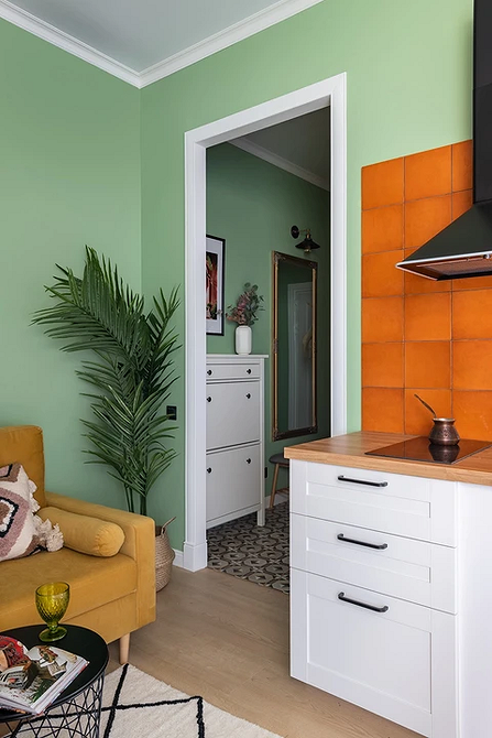 Дизайн интерьера кухни в зеленом цвете: красивые идеи и лучшие сочетания (77 фото)