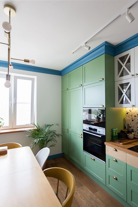 Дизайн интерьера кухни в зеленом цвете: красивые идеи и лучшие сочетания (77 фото)