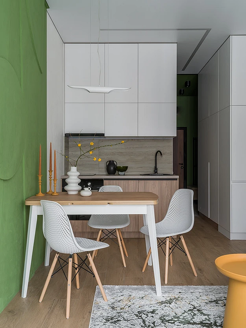 Дизайн интерьера кухни в зеленом цвете: красивые идеи и лучшие сочетания (77 фото)