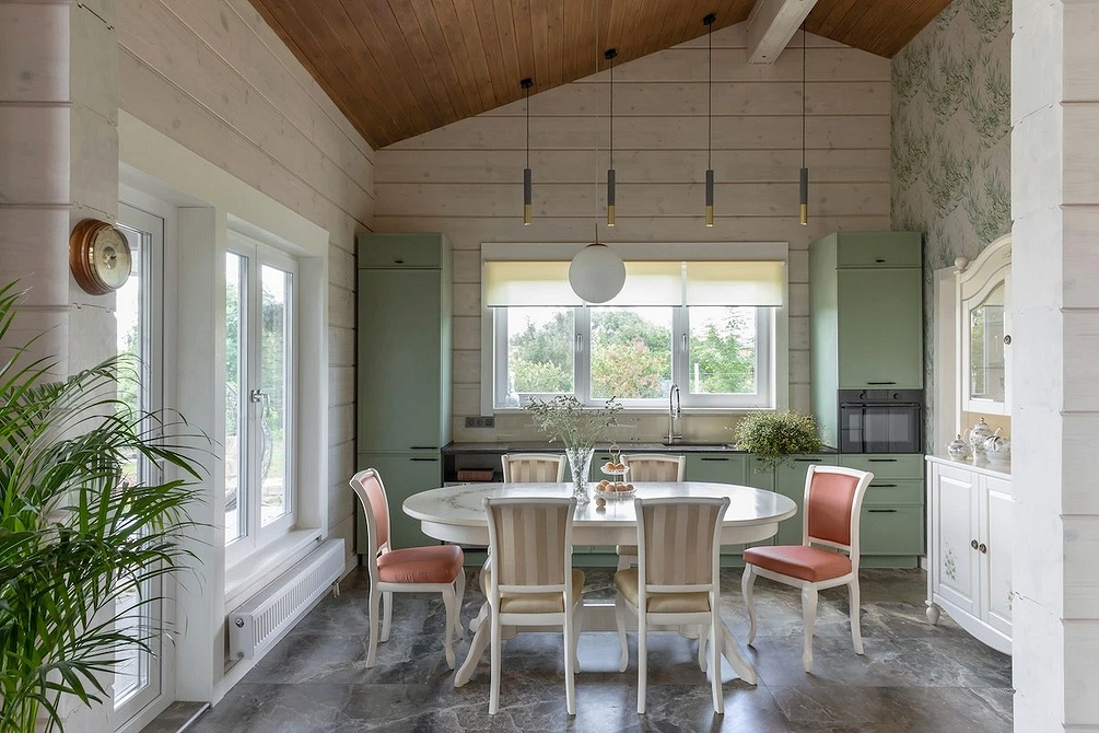 Дизайн интерьера кухни в зеленом цвете: красивые идеи и лучшие сочетания (77 фото)