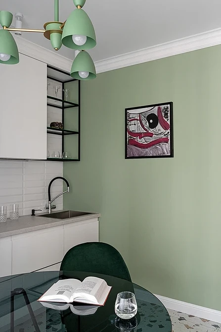Дизайн интерьера кухни в зеленом цвете: красивые идеи и лучшие сочетания (77 фото)