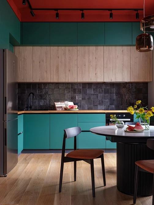 Дизайн интерьера кухни в зеленом цвете: красивые идеи и лучшие сочетания (77 фото)