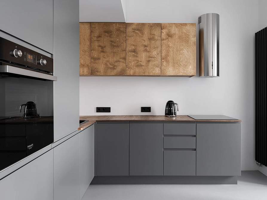 Дизайн интерьера кухни в сером цвете: секреты оформления и 92 стильных фото