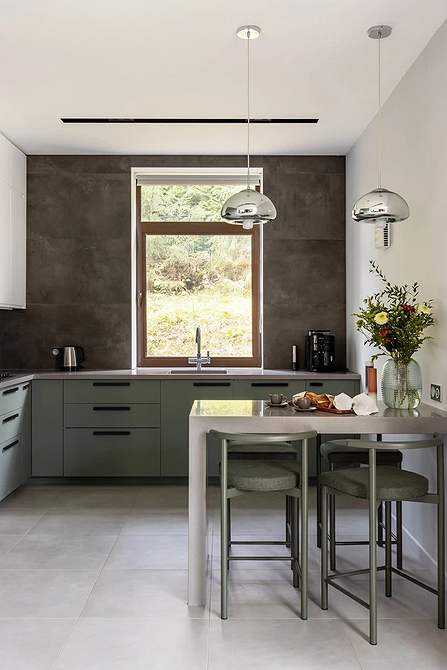 Дизайн интерьера кухни в сером цвете: секреты оформления и 92 стильных фото