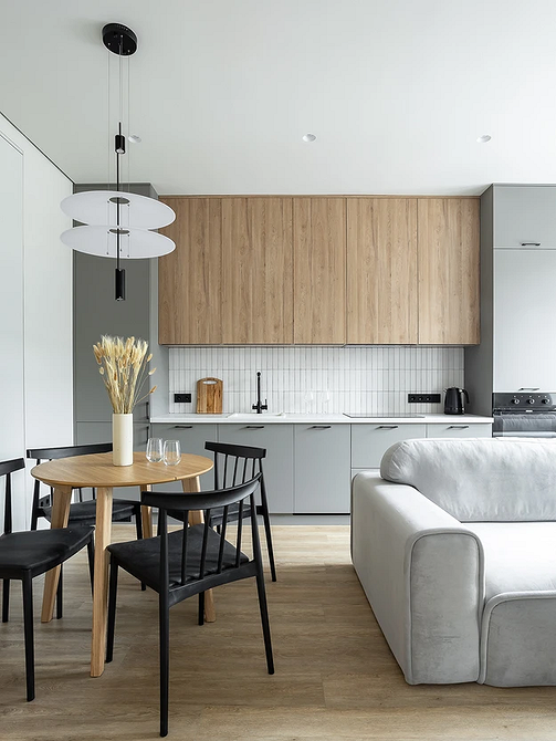 Дизайн интерьера кухни в сером цвете: секреты оформления и 92 стильных фото