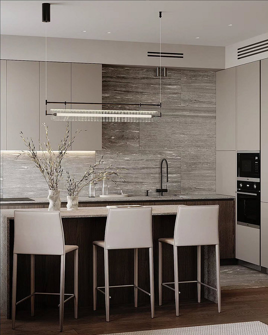 Дизайн интерьера кухни в сером цвете: секреты оформления и 92 стильных фото